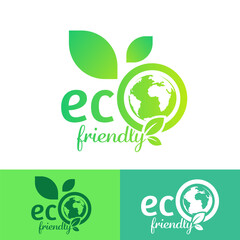 Ecology.Green cities help the world with eco-friendly concept ideas.vector illustration