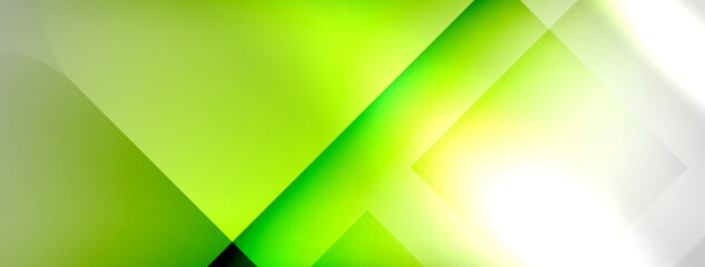 Light and shadow squares and lines abstract background