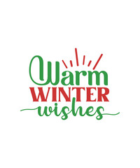 Warm Winter Wishes svg design