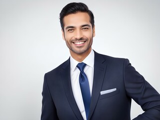 portrait of a businessman smilling face