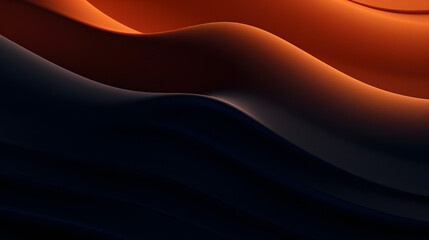 Organic form panorama wallpaper background with Light effect natural and glossy material Concept for business design Generated AI