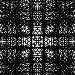 Complex and dense pattern with symmetry