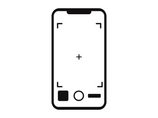 スマホのカメラ機能の画面