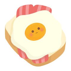 Bacon and Fried Egg Bread