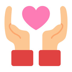 Hand With Heart Icon
