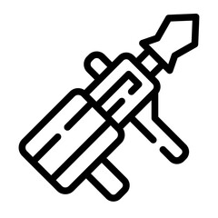 bazooka Line Icon