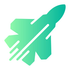 plane Gradient icon