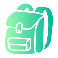 backpack Gradient icon
