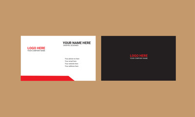 card template business card design vector creative modern design personal card simple visiting horizontal corporate style illustration luxury company premium professional quality print template brand