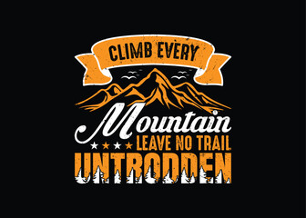 Adventure And Outdoor T-shirt Design.