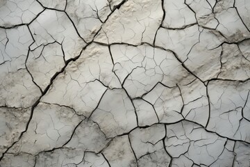 Fototapeta premium Close-up of cracked surface of the ground.