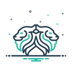 Mix icon for lions