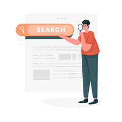 Keyword optimization illustration for website search pages