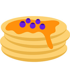 Pancake Food Illustration