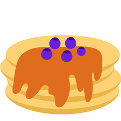 Pancake Food Illustration