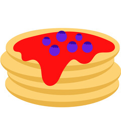 Pancake Food Illustration