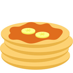 Pancake Food Illustration