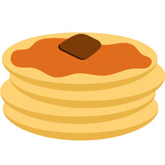 Pancake Food Illustration