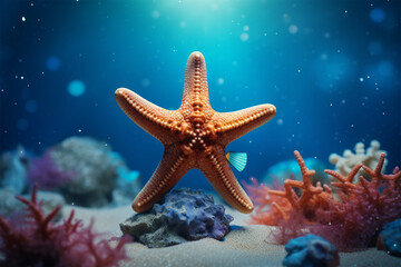 Obraz na płótnie Canvas starfish on the high seas are very beautiful