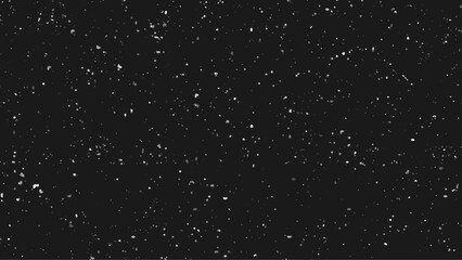 Night starry sky with stars and planets suitable as background - Vector