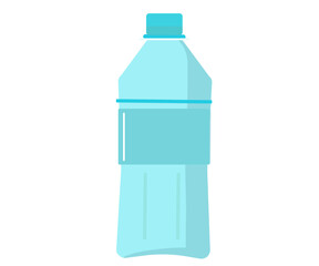 ペットボトルの水。ベクターイラスト