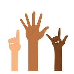 Fototapeta premium International Youth Day Hand