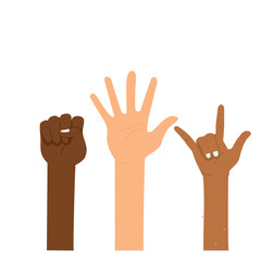 International Youth Day Hand