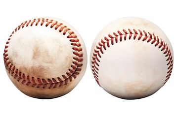 Baseball Isolated on White: Series Continues. Photo generative AI