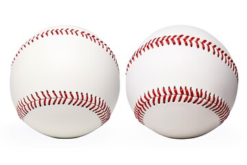 Baseball Isolated on White: Series Continues. Photo generative AI