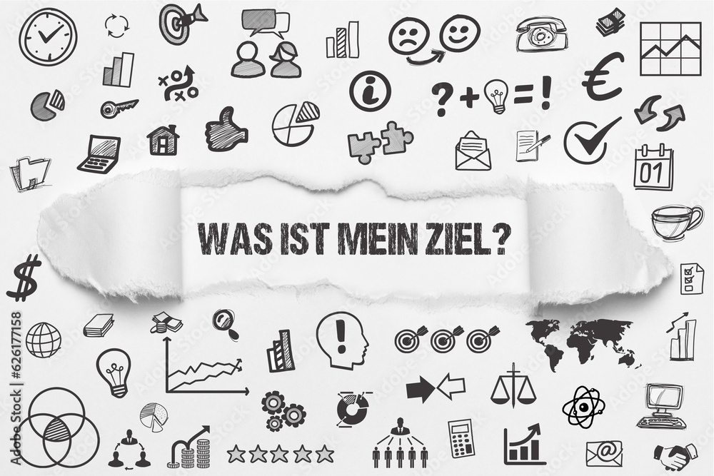 Poster Was ist mein Ziel?	