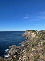 View of the coastline in Sydney Australia