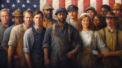 American workers on labor day. Generative AI