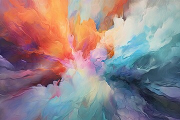 Fototapeta na wymiar abstract colorful background Generative Ai