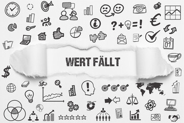 Wert fällt	