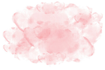 watercolor pink background. watercolor background with clouds