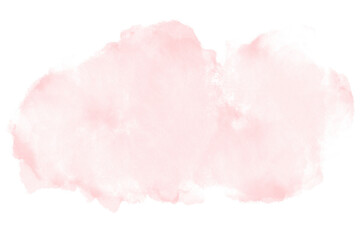 watercolor pink background. watercolor background with clouds - obrazy, fototapety, plakaty