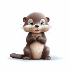 Naklejka premium Otter