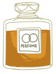 Bottle of expensive perfumes, fragrance essence