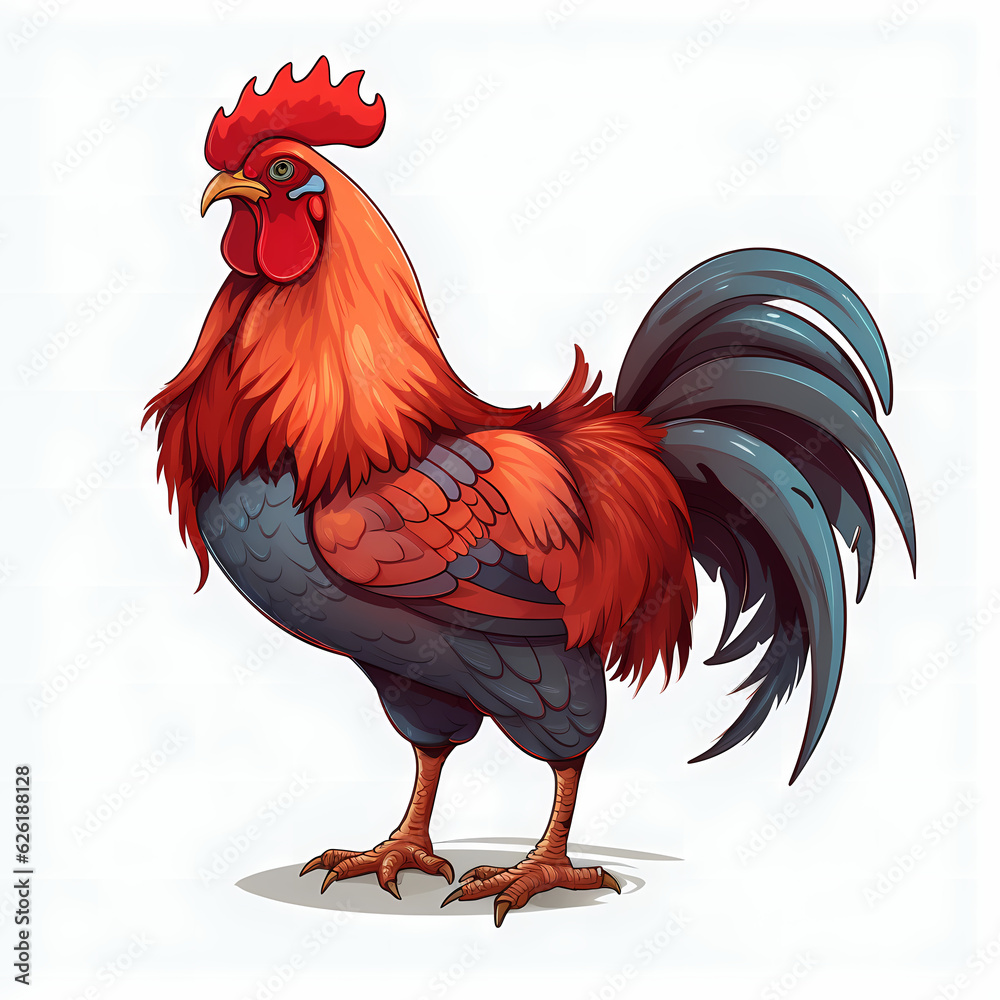 Sticker Rooster