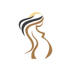  Pregnant vector logo