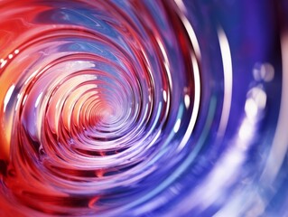 Vibrant Spiral Wave Abstract Background with Burst of Colors, Generative AI