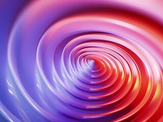 Obraz premium Vibrant Spiral Wave Abstract Background with Burst of Colors, Generative AI