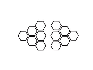 Obraz na płótnie Canvas honeycombs icon