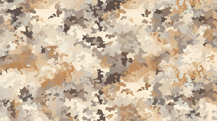 Hand-painted military camouflage pattern background material	
