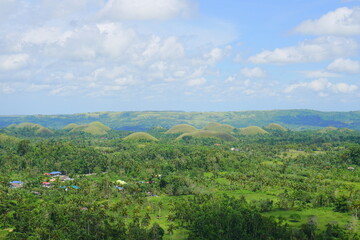 Naklejka premium Chocolate Hills, Bohol Island, Philippine