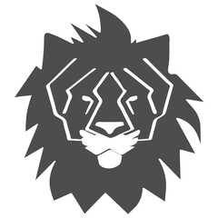 the lion vector logo design