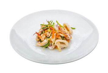 Asian seafood salad
