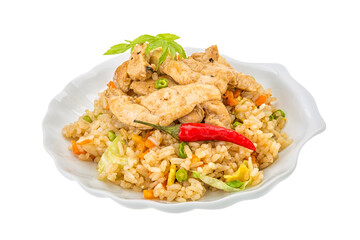 Fried rice with chicken