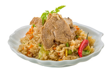 Fried rice with pork