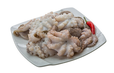 Raw octopus